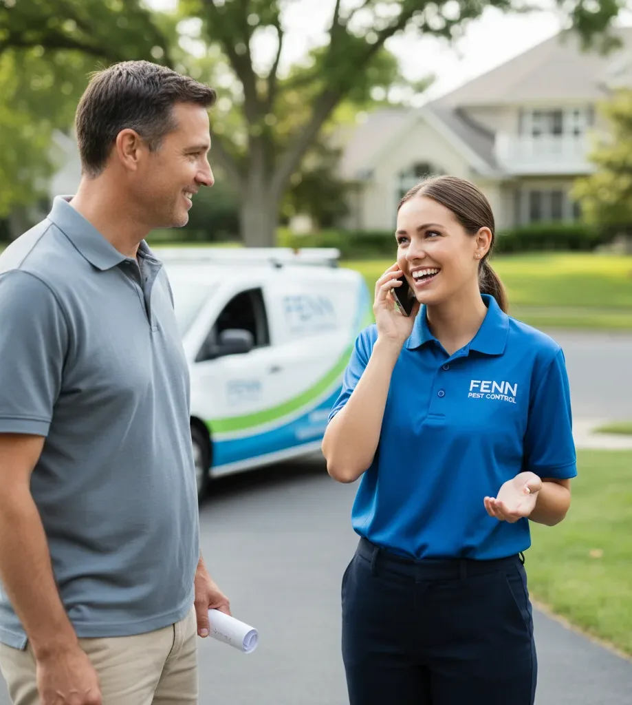 Fenn Pest Control customer support in Hermann